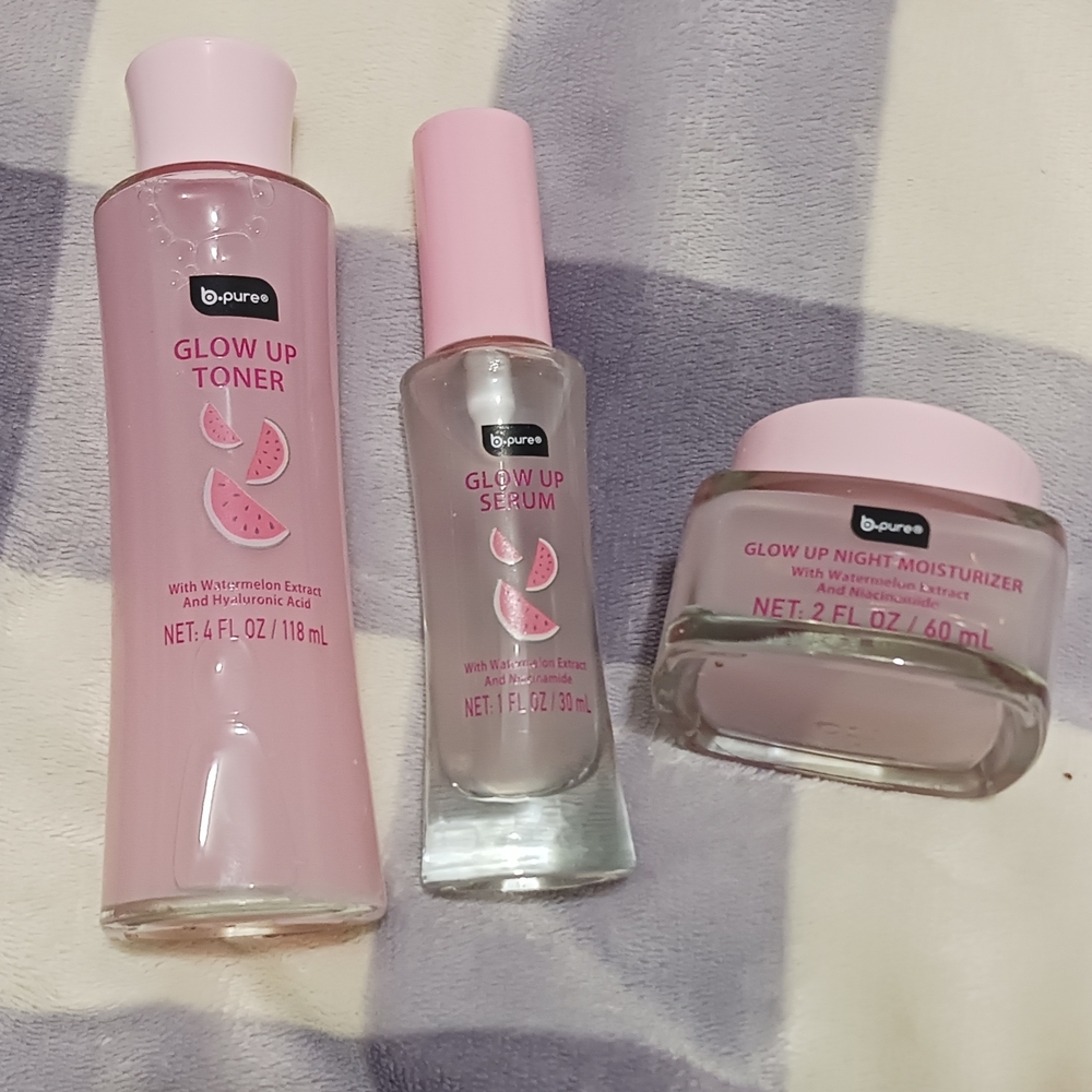Glow Up Skincare Set - Pink